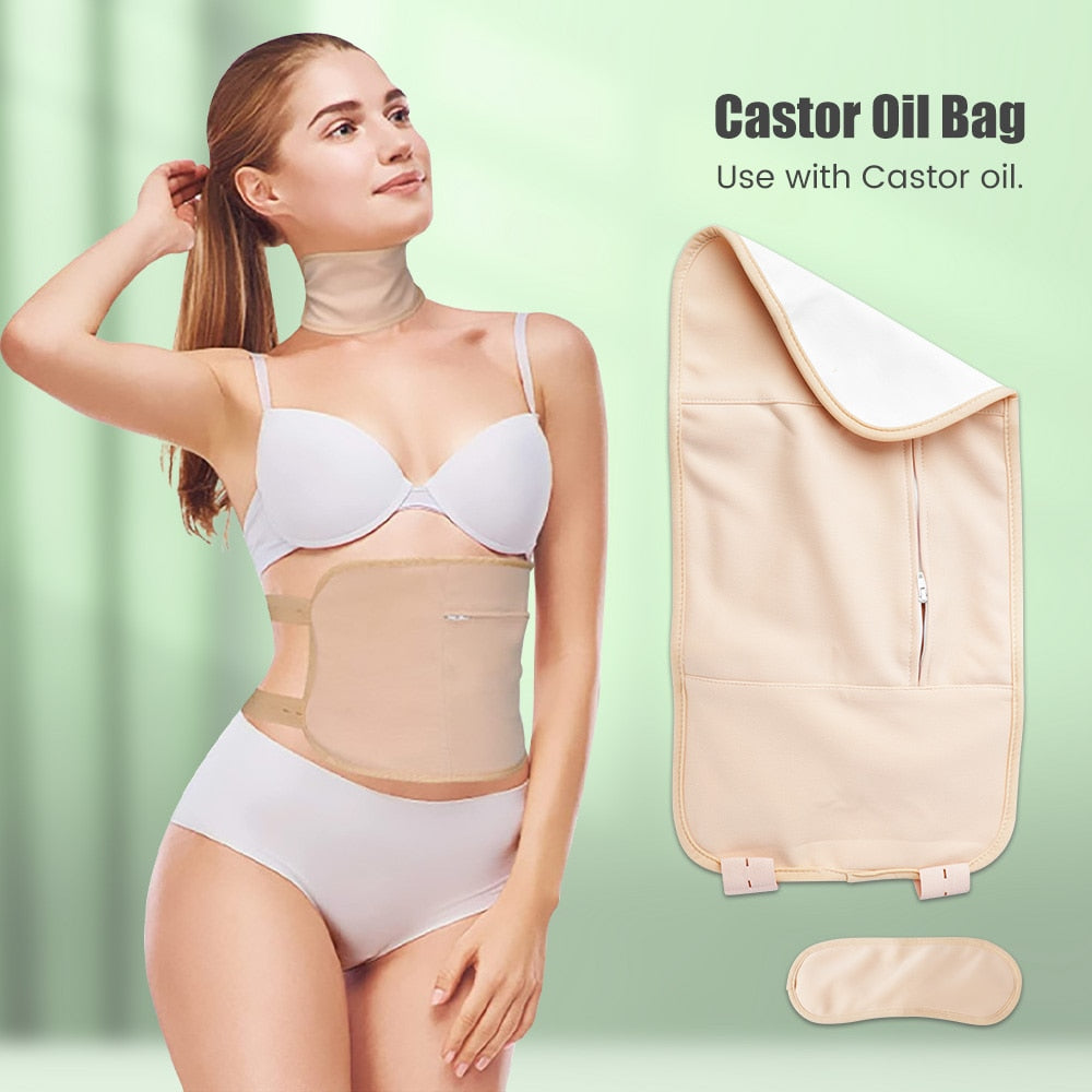 Reusable Organic Castor Oil Packs